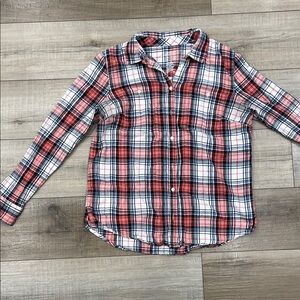 St. John's Bay Plaid Shirt - Red, White, Blue and Black